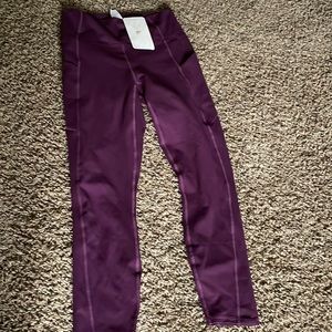 Purple leggings